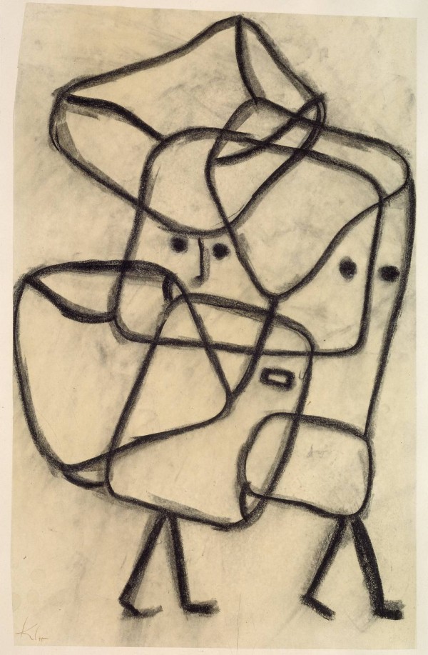 Burdened children by Paul Klee